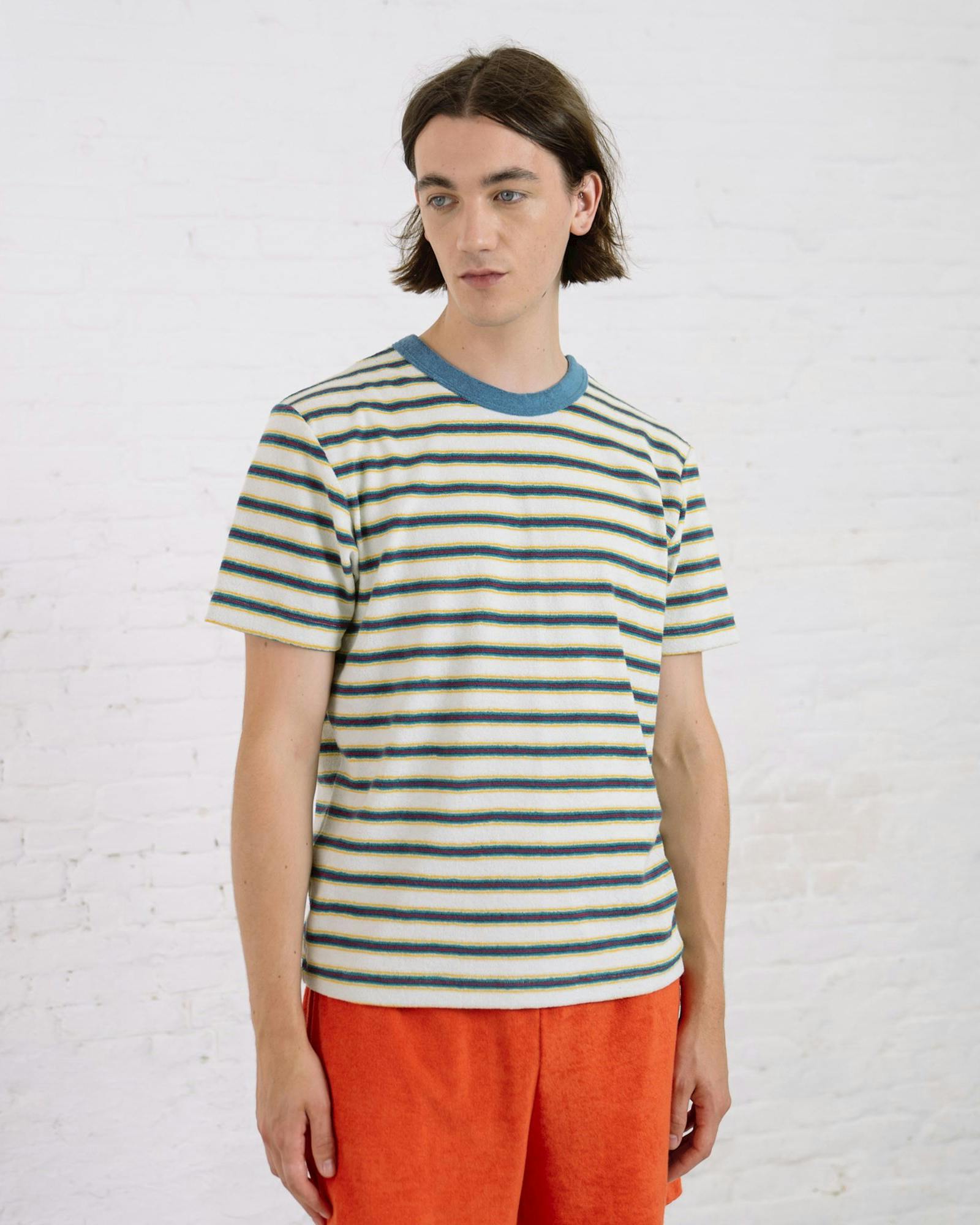 Howlin Full Moon Entertainment Terry T-Shirt - Ecru Illusion Howlin Full Moon Entertainment Terry T-Shirt - Ecru Illusion